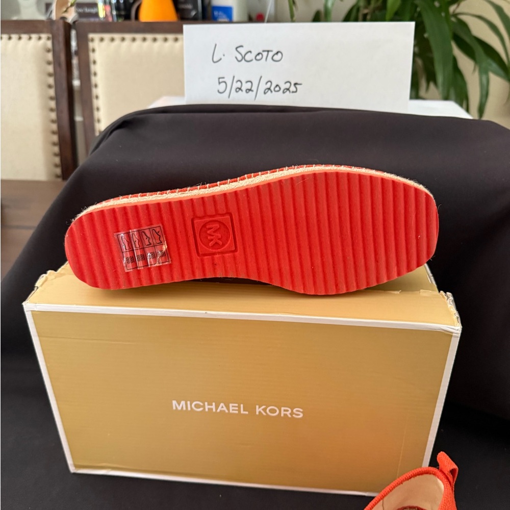 Michael Kors Red Espadrilles - Picture 5 of 6